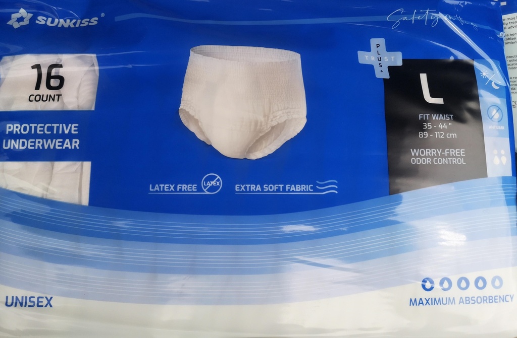 Cálzon Adulto SUNKISS L Grande 1x16´s