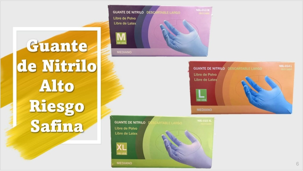 Guate Nitrilo Libre Polvo L 4.5 1x10