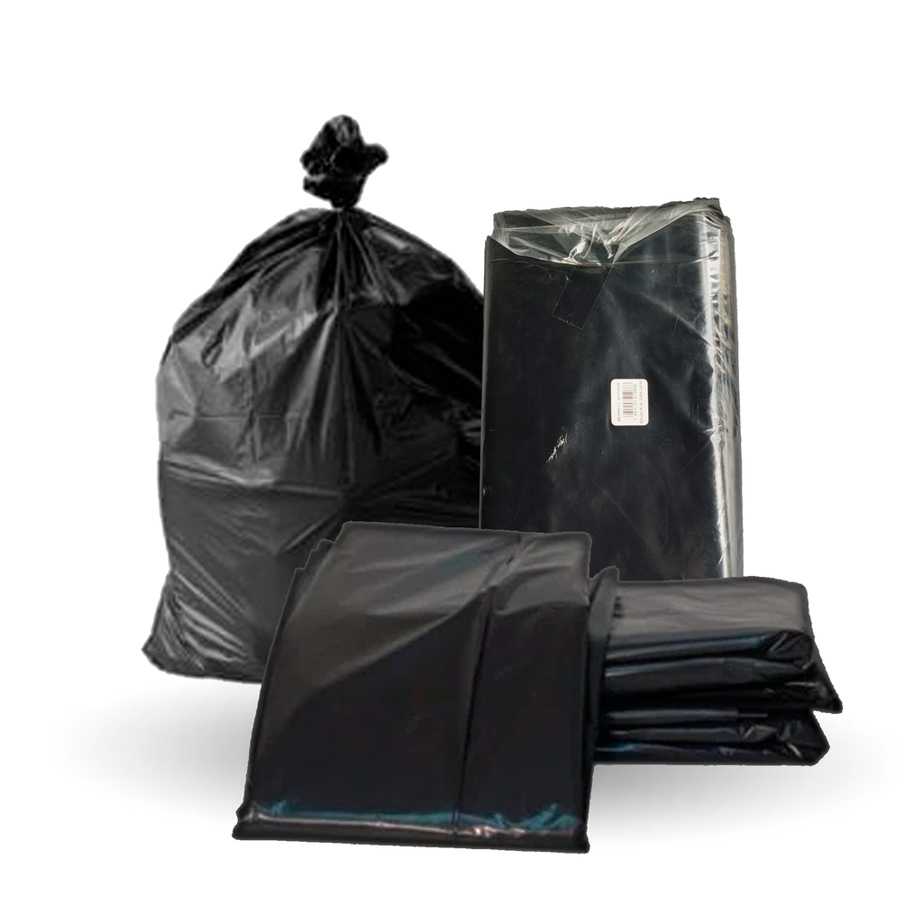 BOLSA BASURA NEGRA 24"X40".  (1KILO=12 UN)
