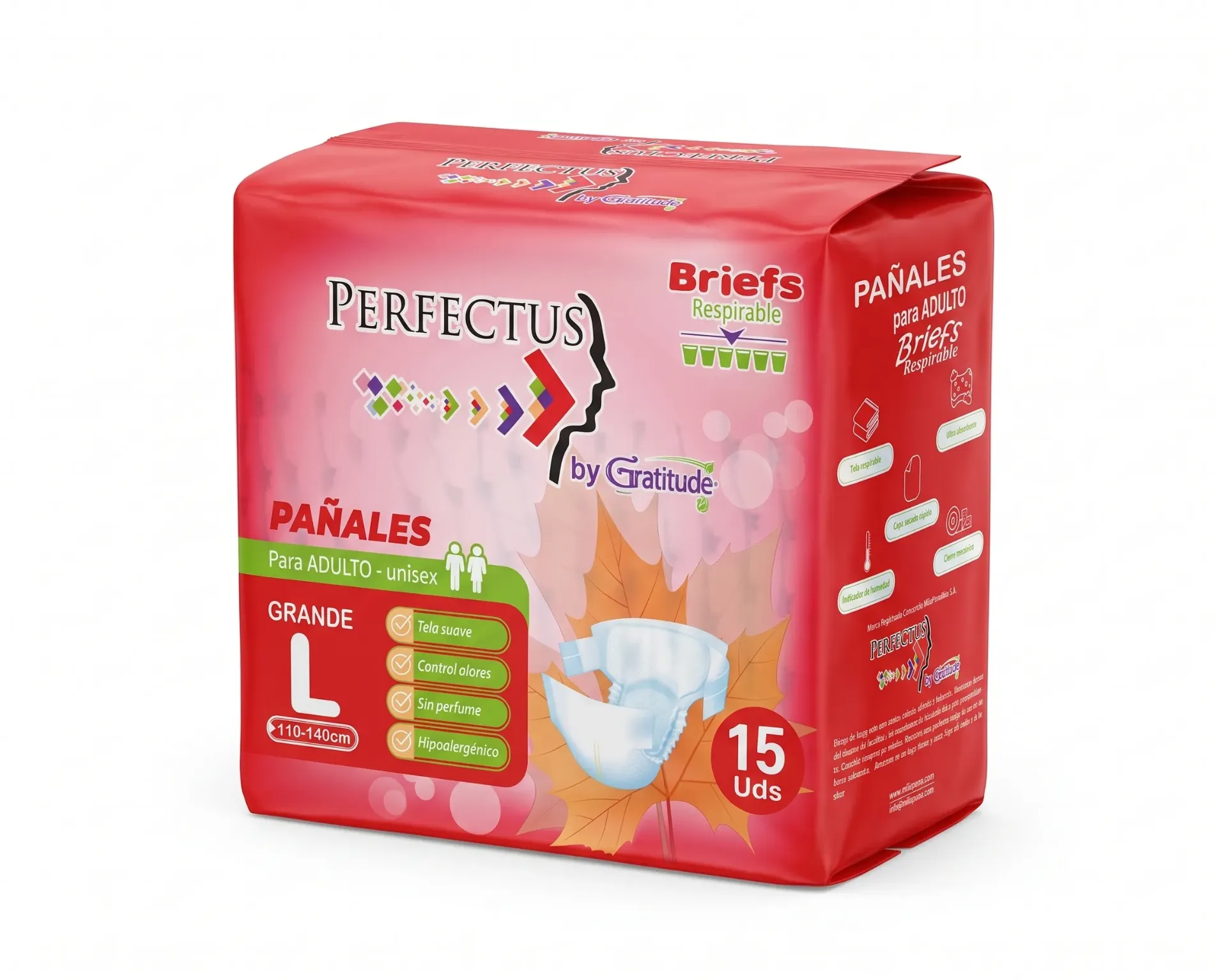 Pañal Adulto PERFECTUS Grande L 1x15´s