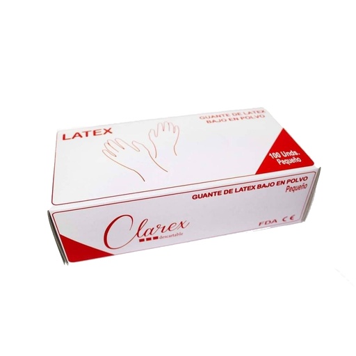 Guante Latex S sin Polvo 1x10