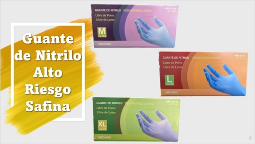 Guate Nitrilo Libre Polvo L 4.5 1x10