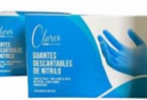 Guante Nitrilo CLAREX M Libre Polvo 1x100's